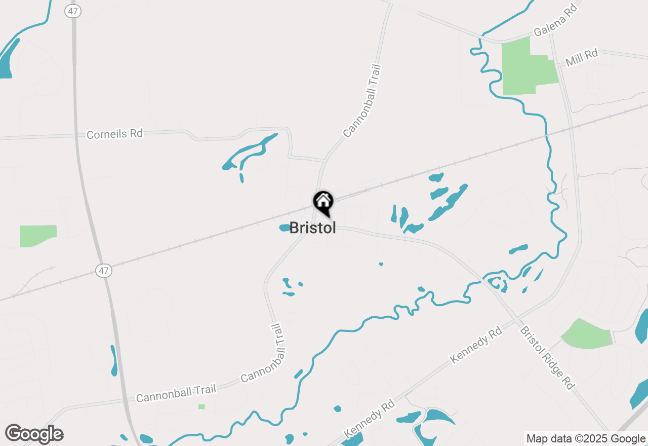 Map of 11 Bristol Ridge Road, Bristol, IL 60512