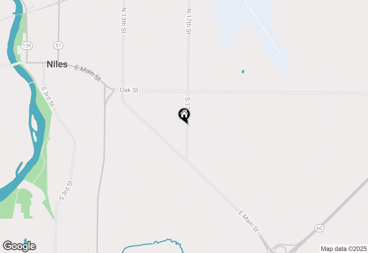 Map of VL Huron Street, Niles, MI 49120