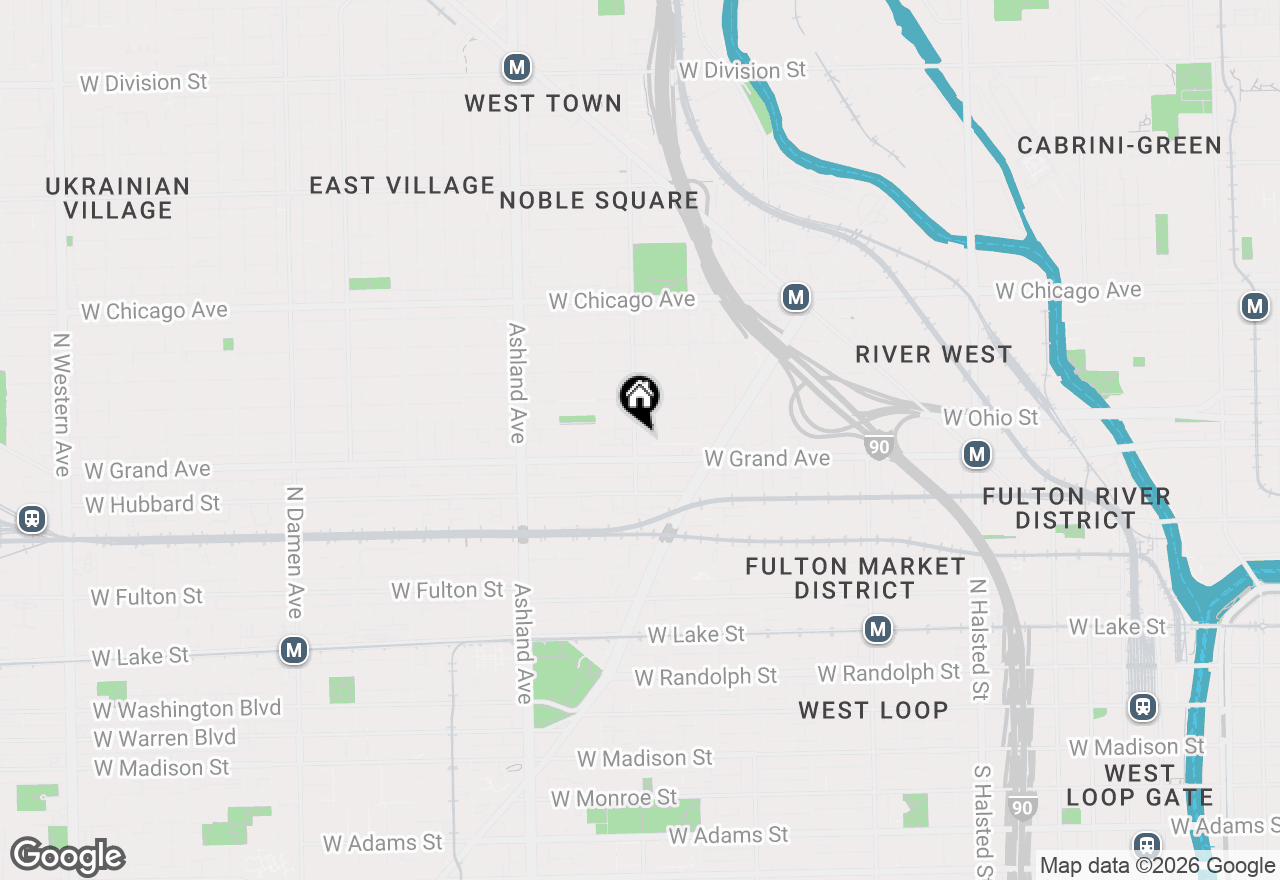Map of 515 N Noble Street #409, Chicago, IL 60642