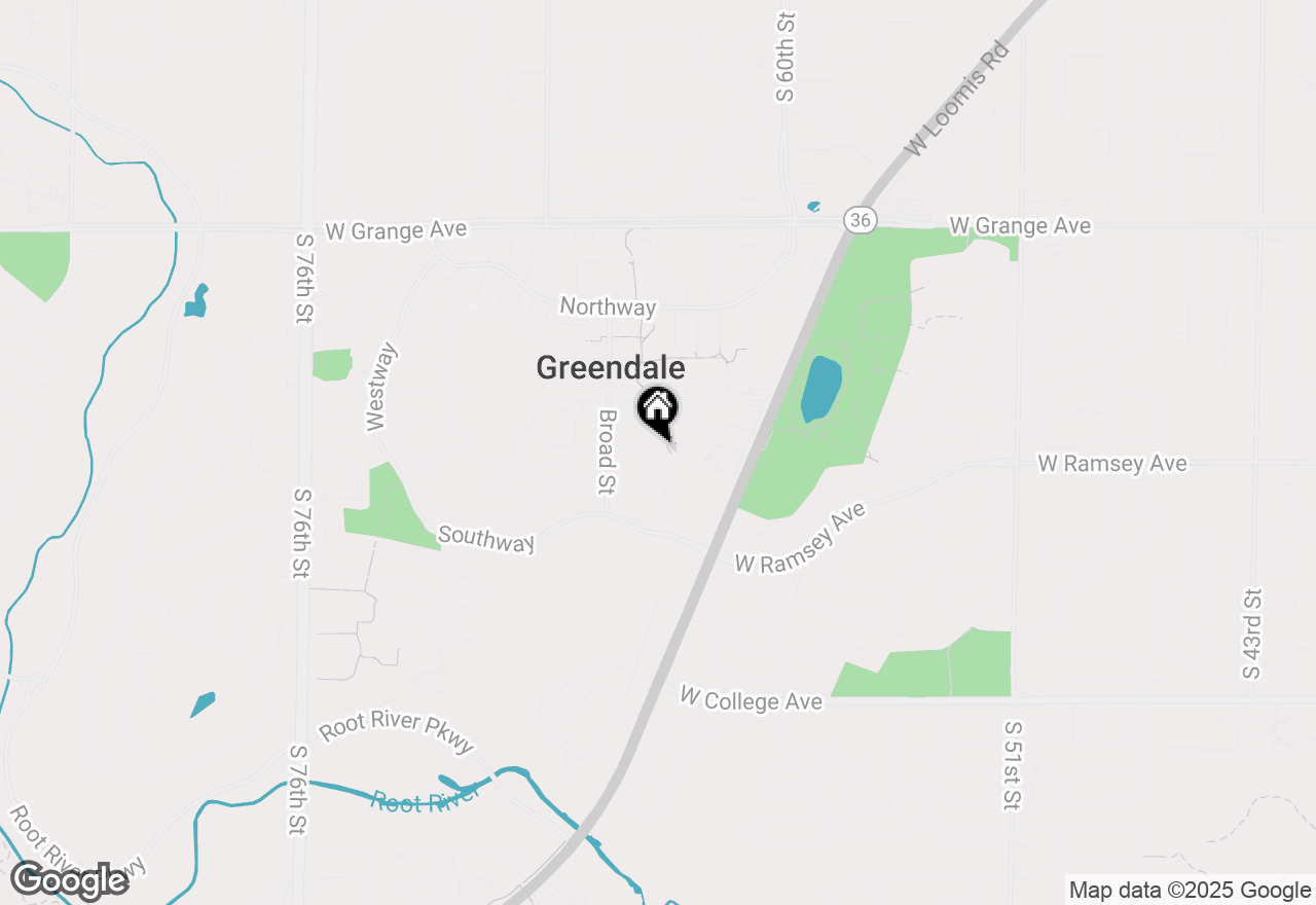 Map of 6389 Conifer Ln, Greendale, WI 53129