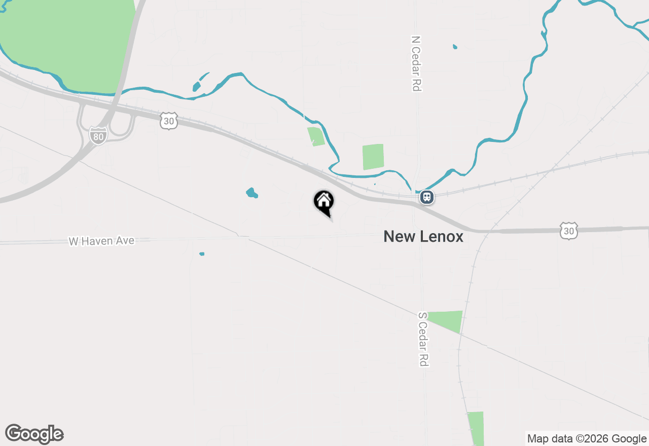 Map of 404 Livingston Drive, New Lenox, IL 60451