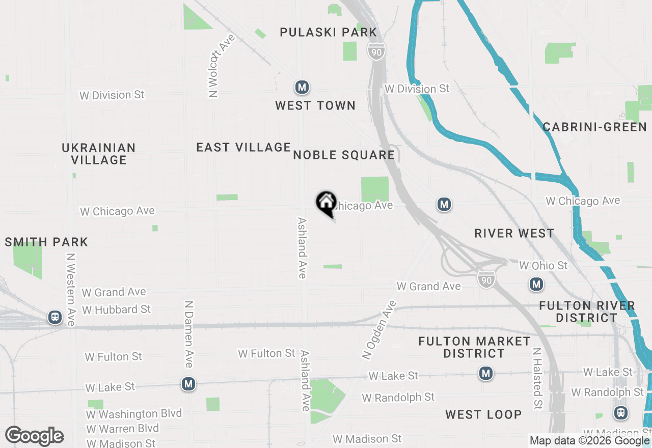 Map of 1475 W Superior Avenue #1, Chicago, IL 60647