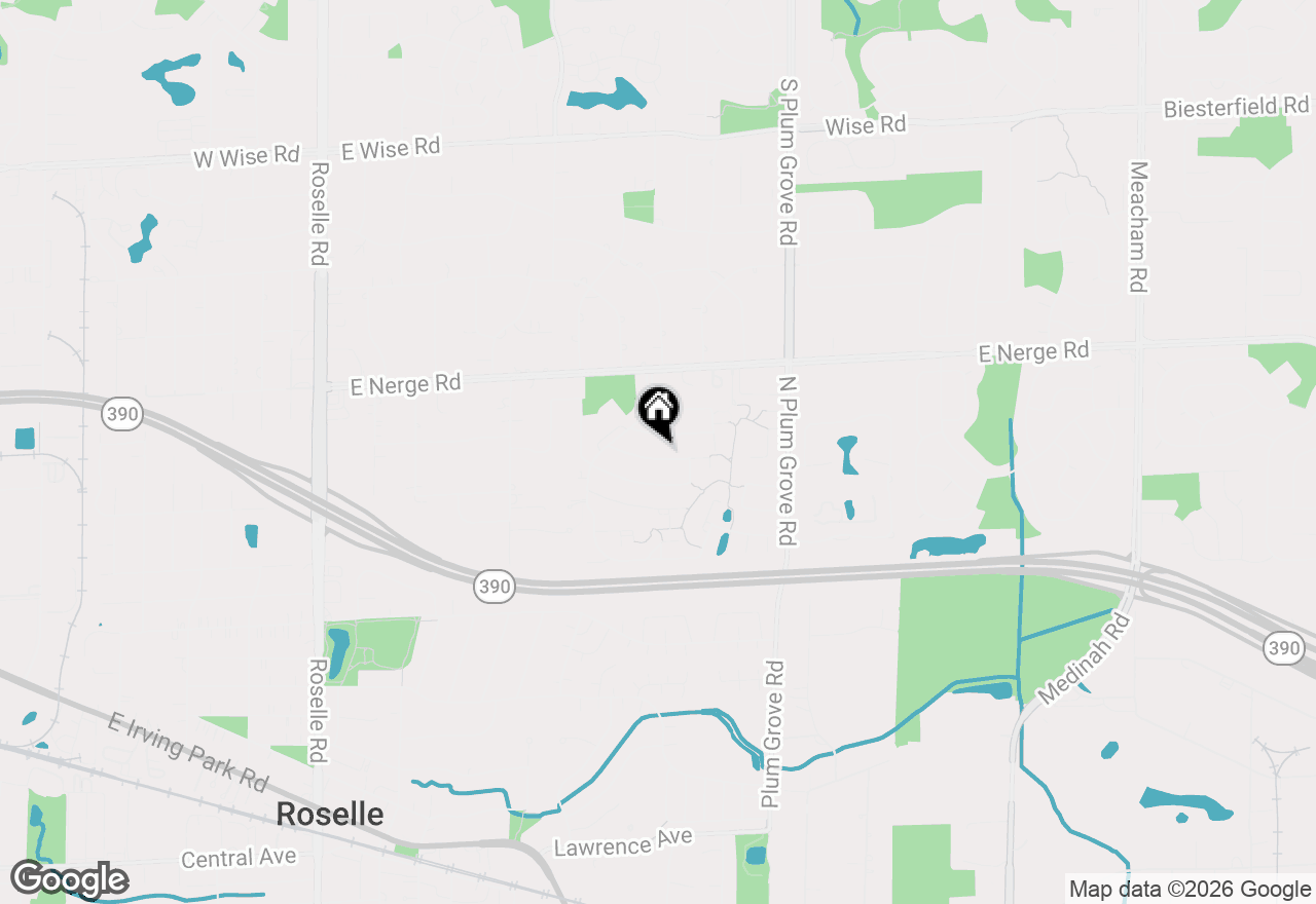 Map of 558 Glacier Trail, Roselle, IL 60172