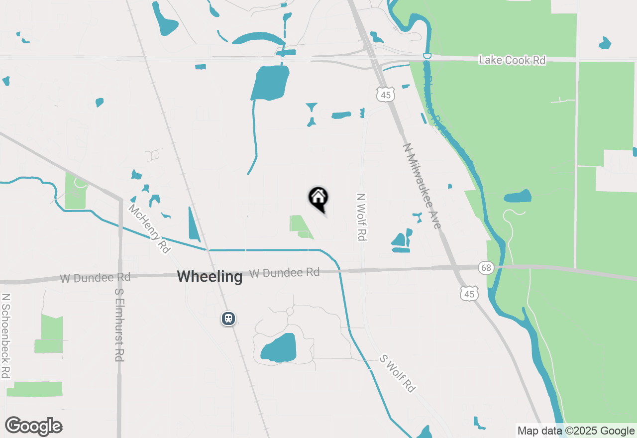 Map of 195 7th Street, Wheeling, IL 60090