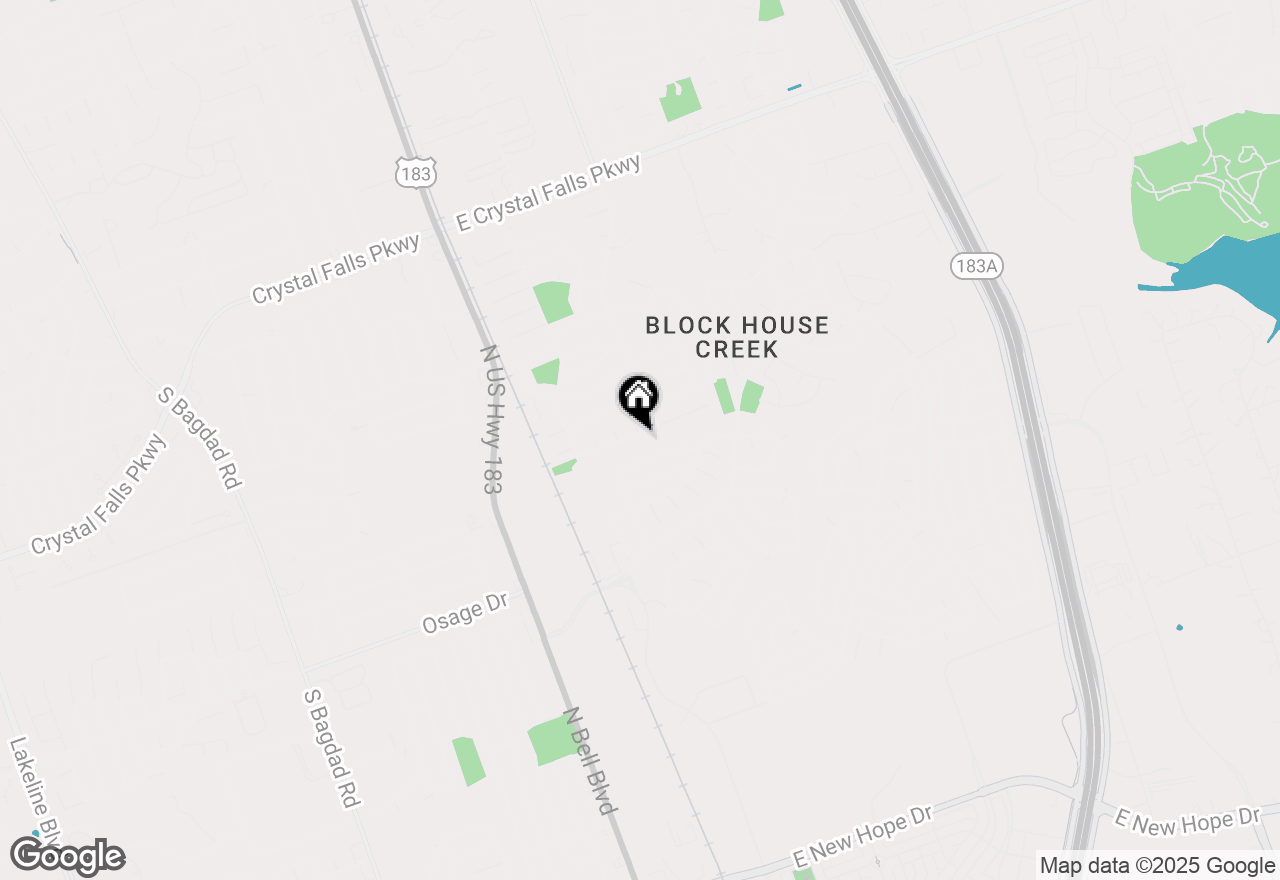 Map of 400 Washington Square Dr, Leander, TX 78641