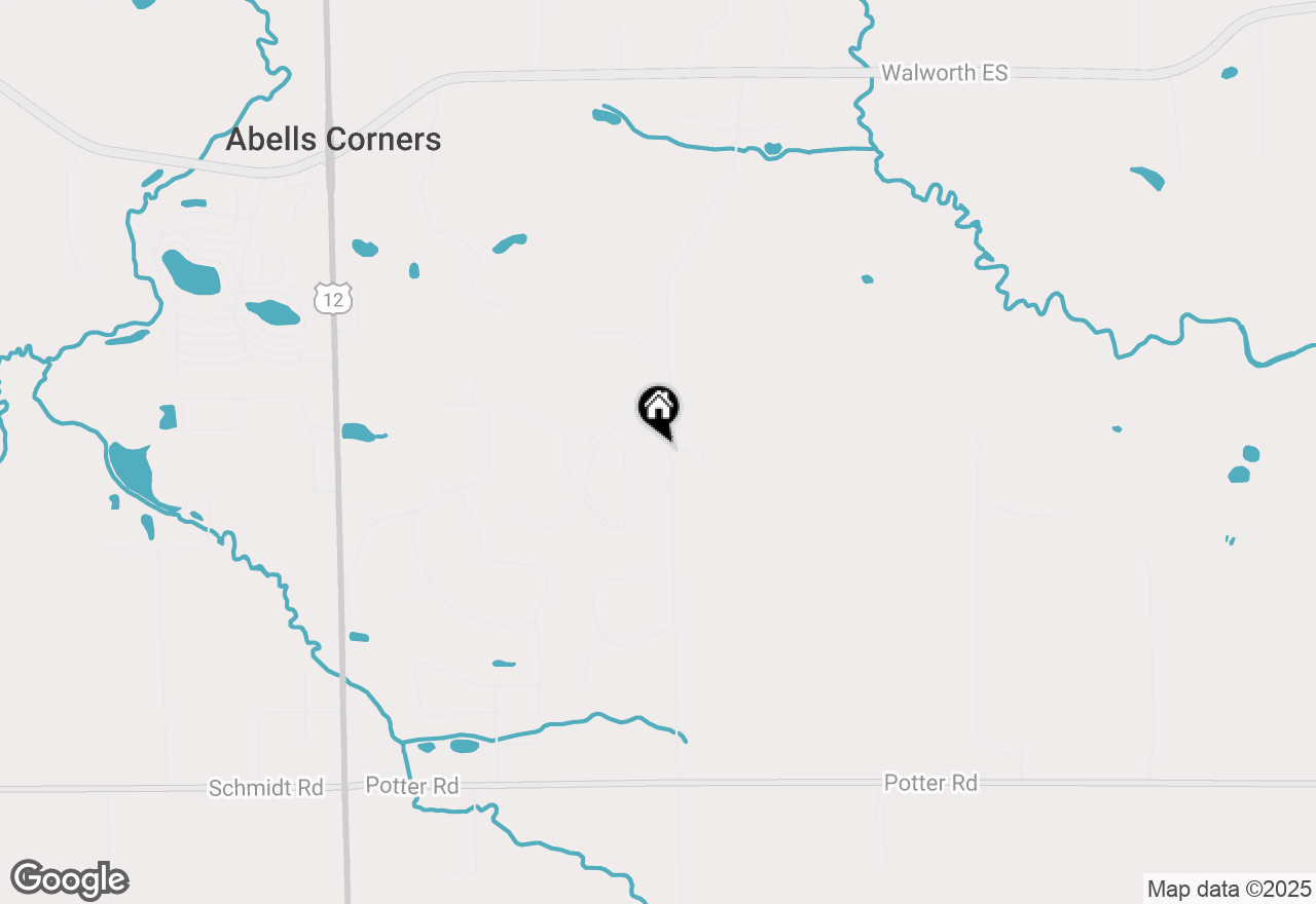 Map of N6181 Cobb Rd, Elkhorn, WI 53121