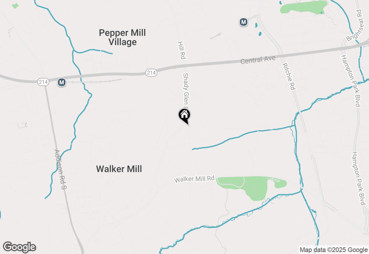 Map of 518 Shady Glen Drive, Capitol Heights, MD 20743