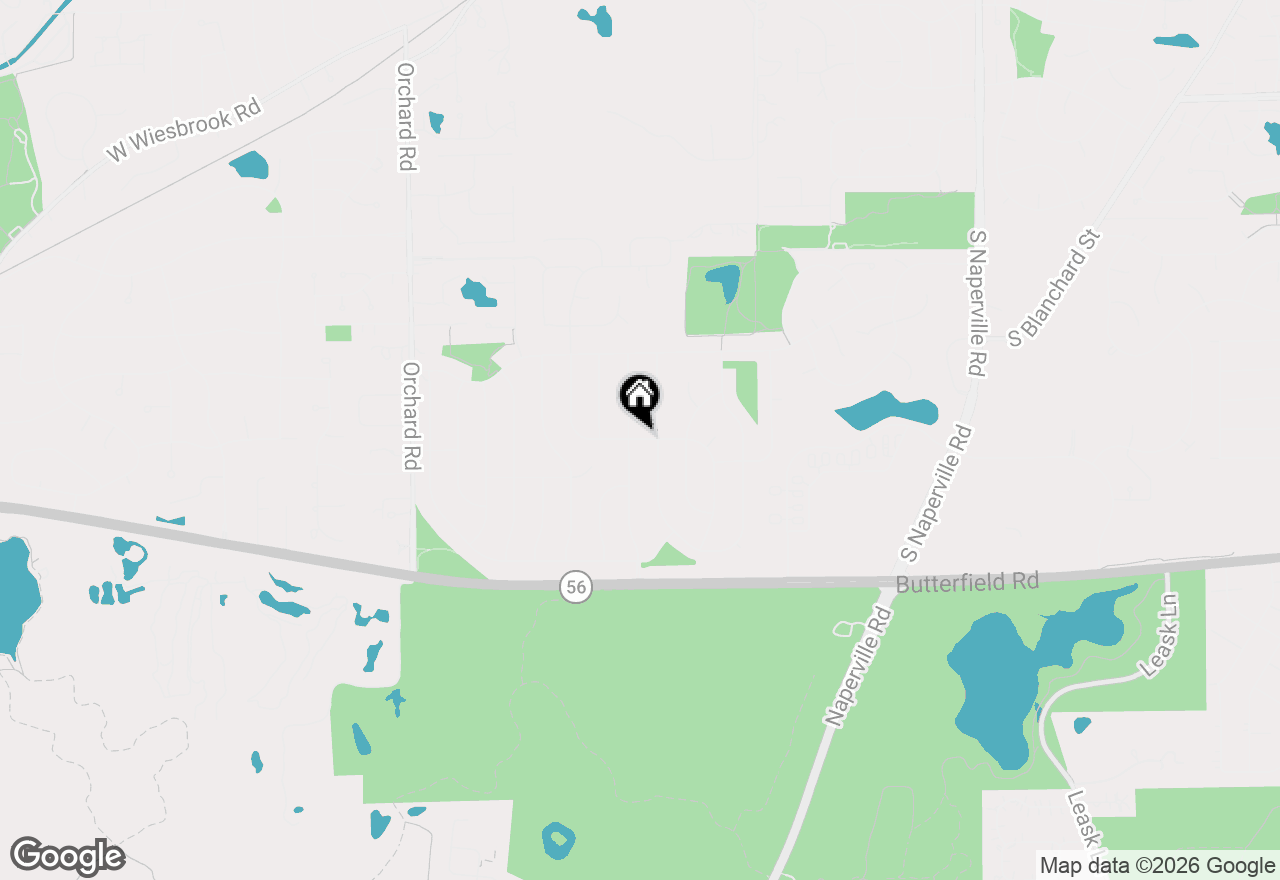 Map of 76 Somerset Circle, Wheaton, IL 60189