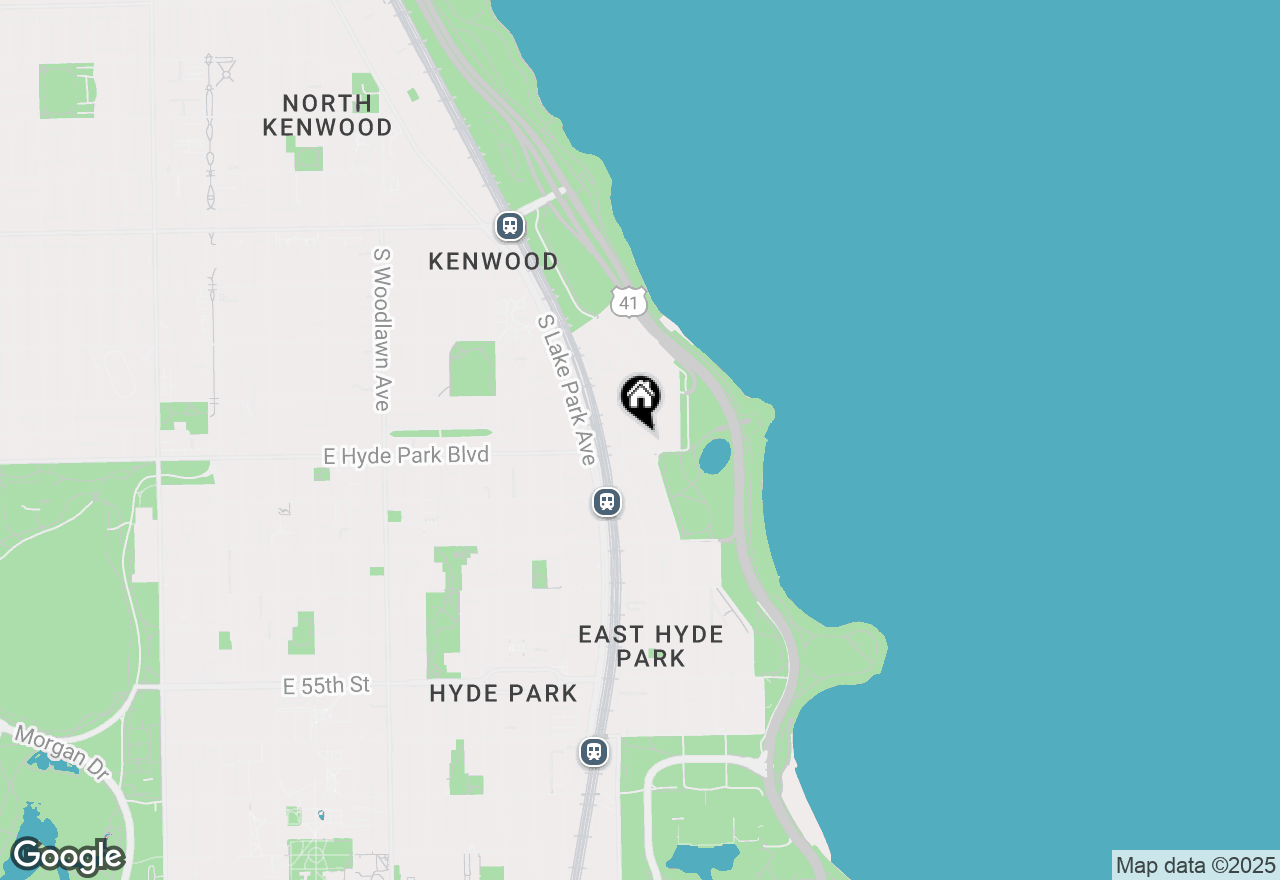 Map of 5050 S East End Avenue #2D, Chicago, IL 60615