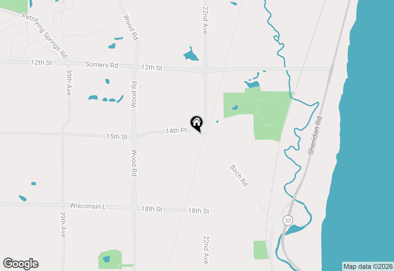 Map of 1507 24th Ave #20, Kenosha, WI 53140