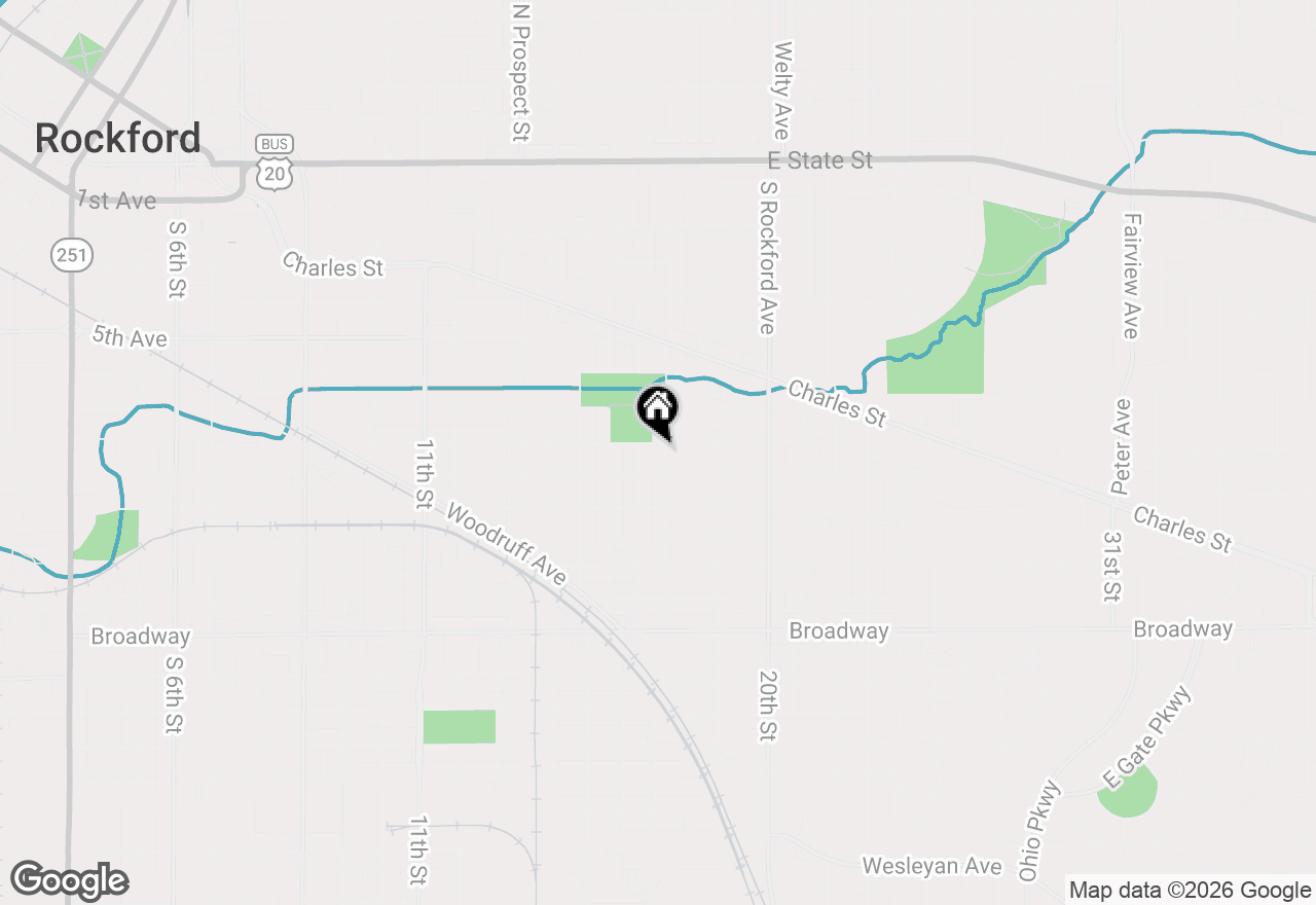 Map of 905 18th Street, Rockford, IL 61104