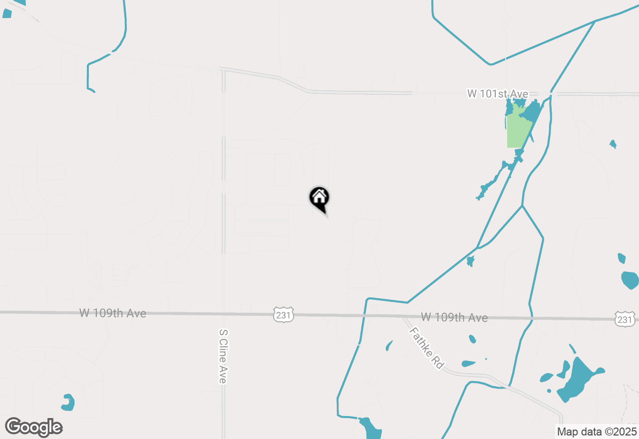 Map of 10548 Whitney Place, Crown Point, IN 46307