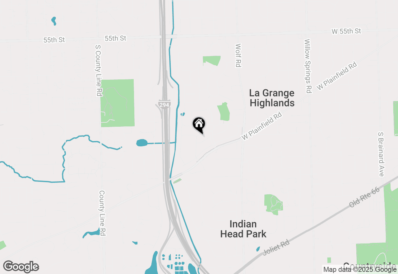 Map of 6007 Burr Oak Drive, Western Springs, IL 60558