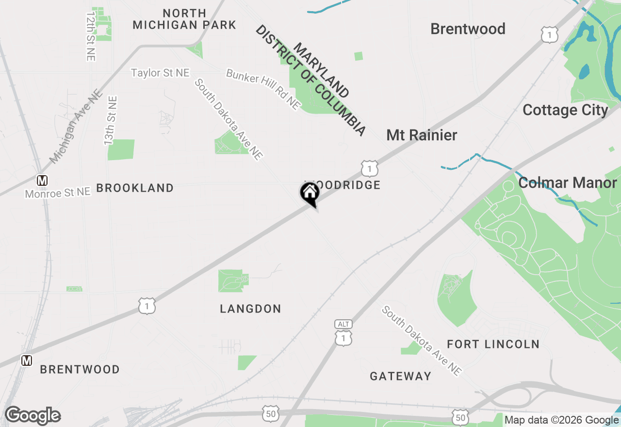 Map of 3121 South Dakota Avenue Ne, Washington, DC 20018