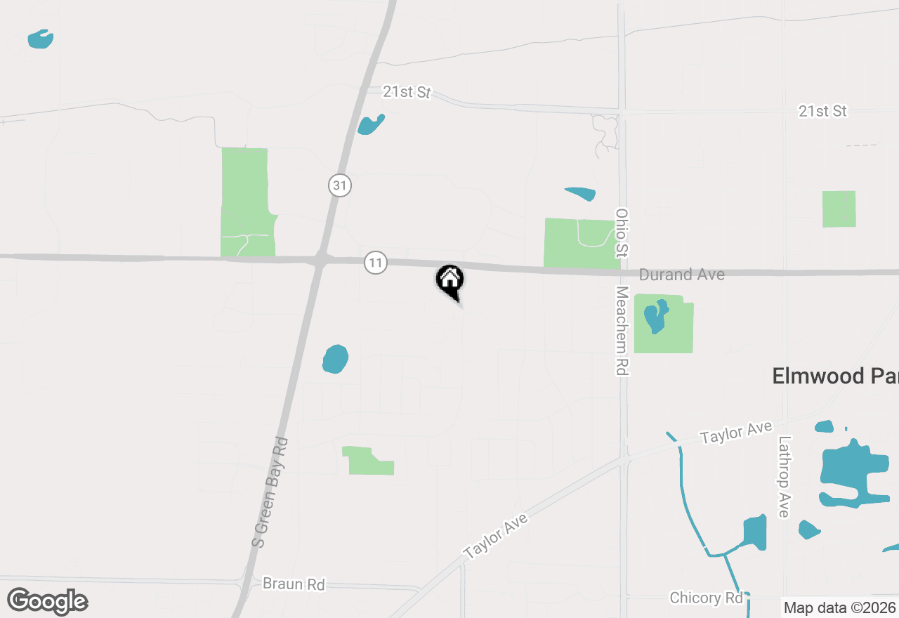 Map of 3148 Wood Rd #1, Mount Pleasant, WI 53406