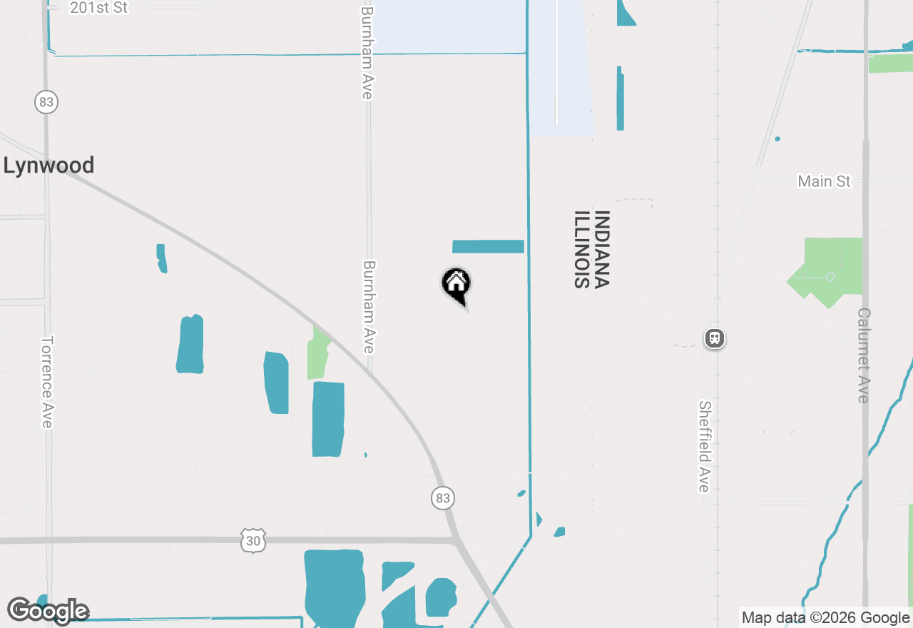 Map of 20878 Barker Street, Lynwood, IL 60411