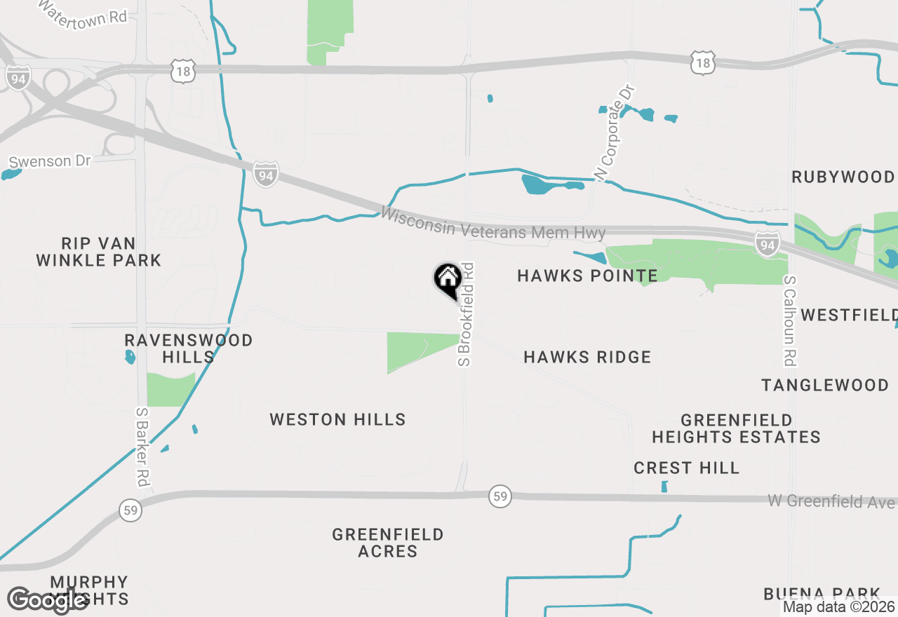 Map of 665 Machenry Cir #C, Brookfield, WI 53045