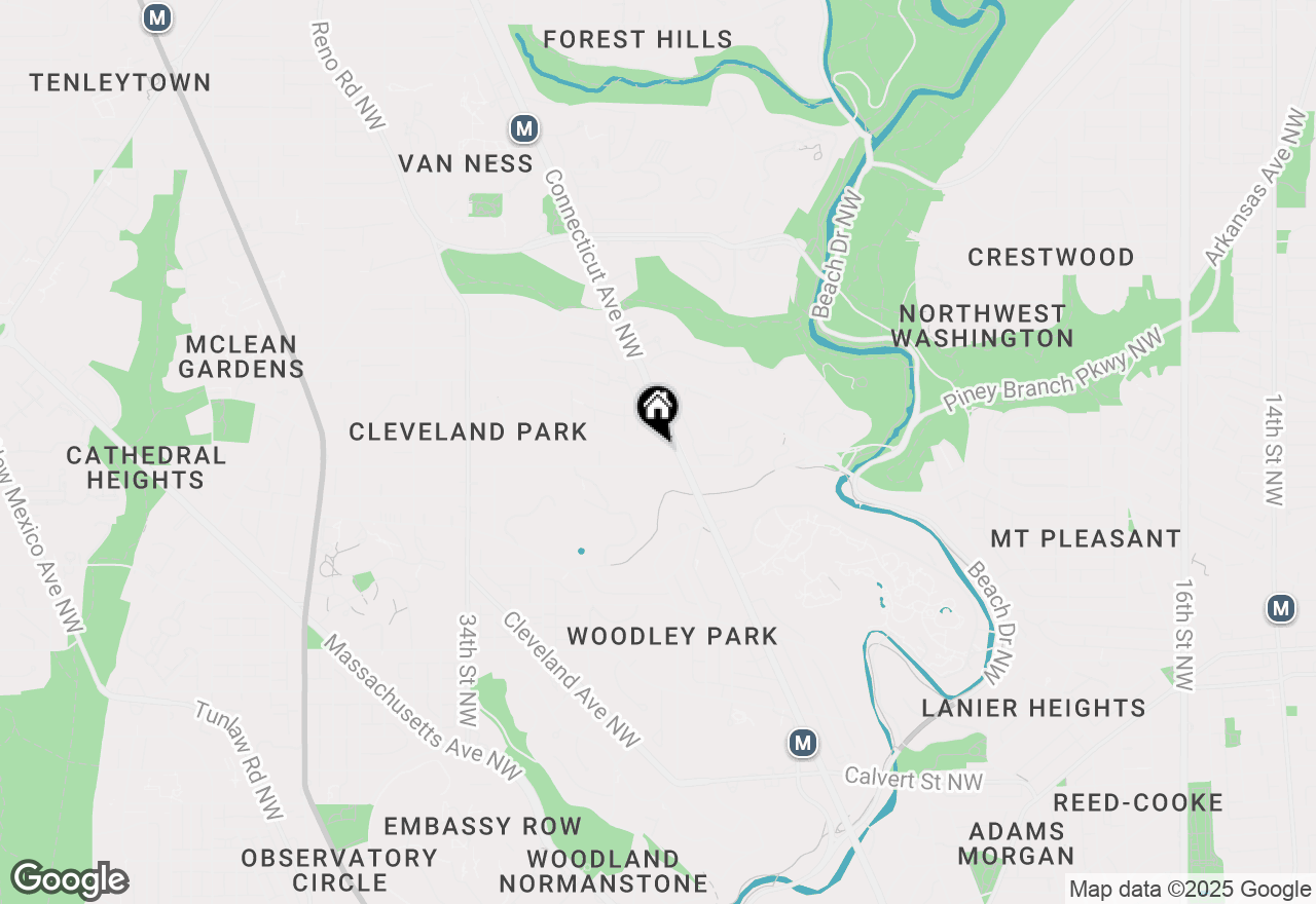 Map of 2924 Newark Street Nw, Washington, DC 20008