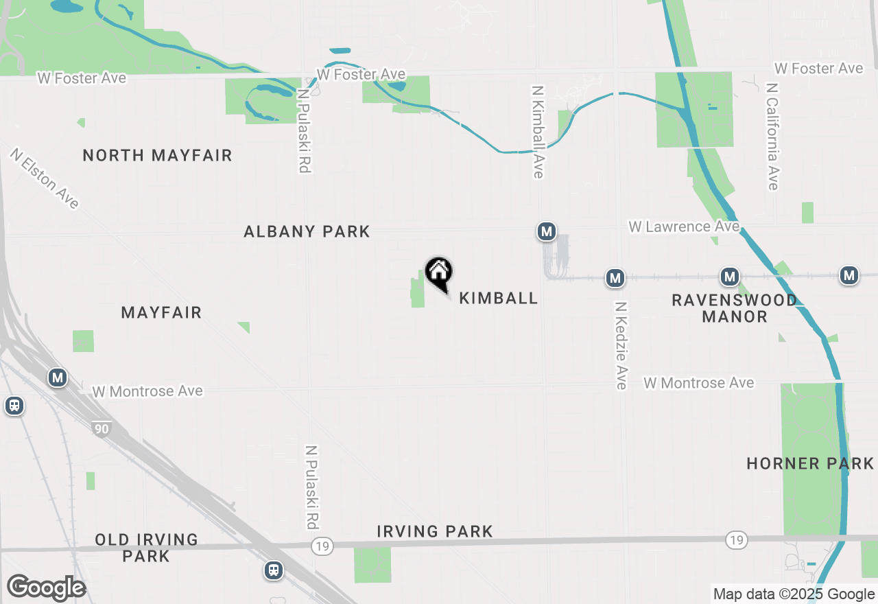 Map of 4610 N Monticello Avenue #3E, Chicago, IL 60625
