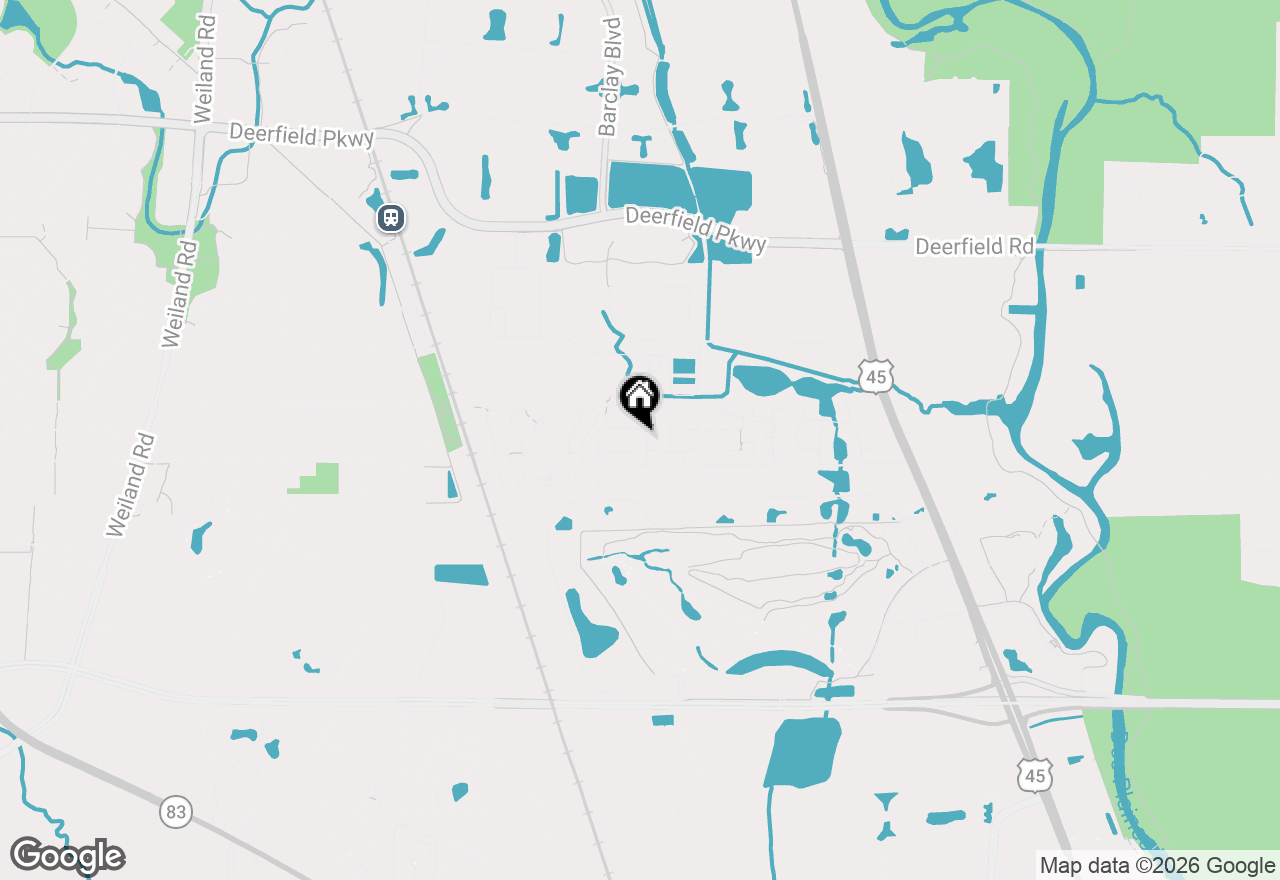 Map of 424 Mallard Drive #424, Deerfield, IL 60015
