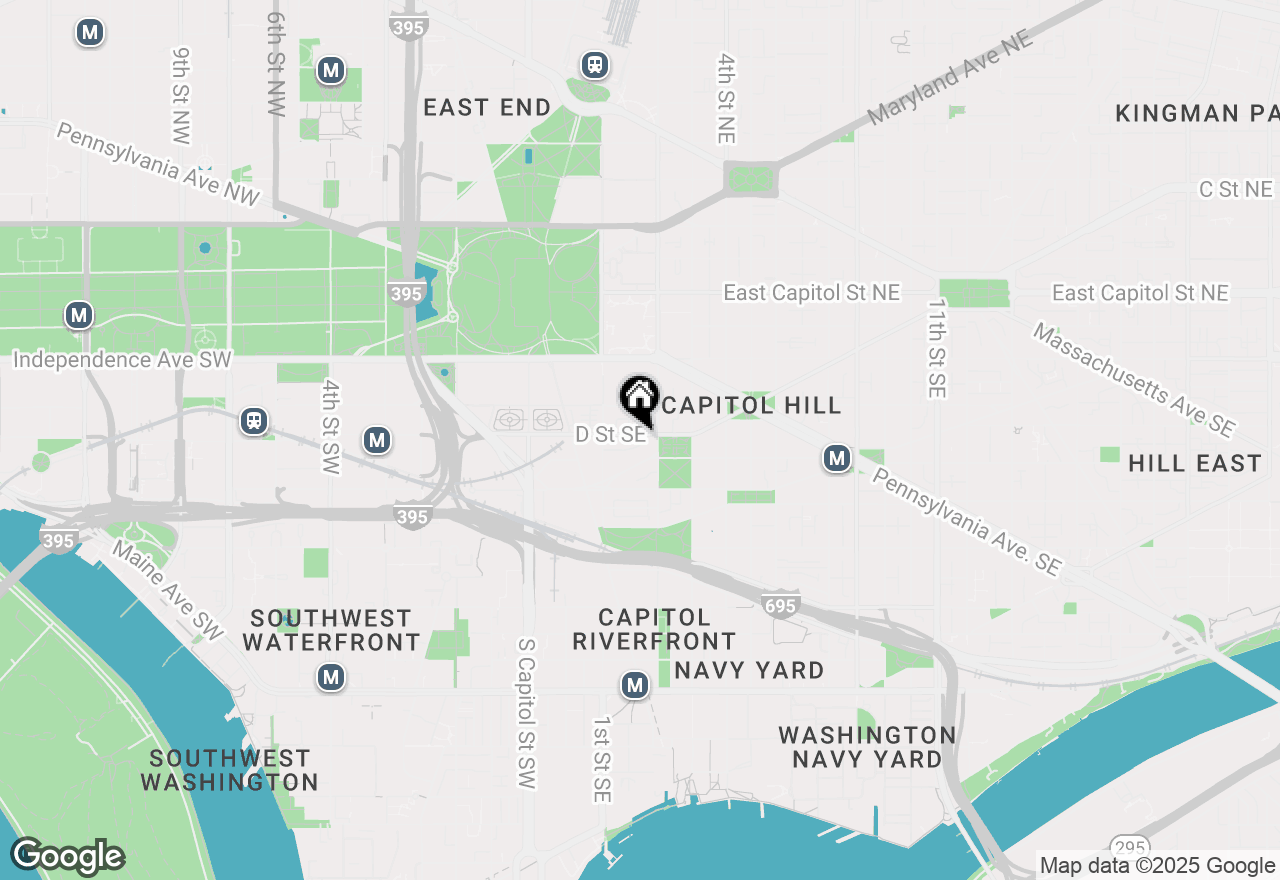Map of 145 D Street Se, Washington, DC 20003