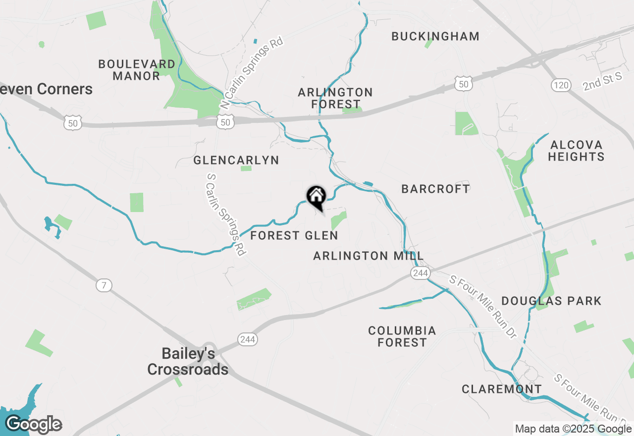 Map of 641 S Greenbrier Street, Arlington, VA 22204