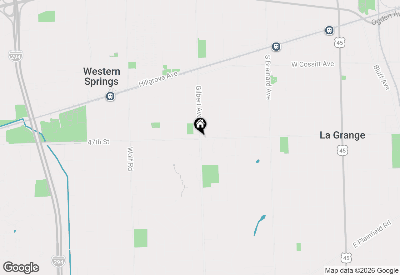 Map of 5608 S Gilbert Avenue, La Grange Highlands, IL 60525