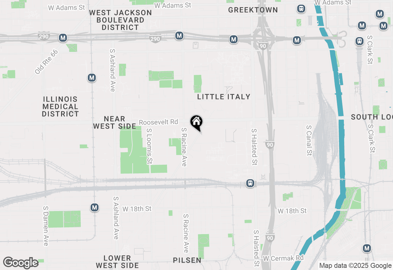 Map of 1258 S Blue Island Avenue #201, Chicago, IL 60608