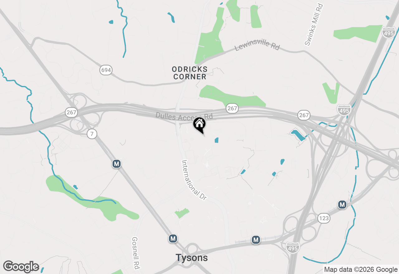 Map of 1536 Lincoln Way #101, Mclean, VA 22102