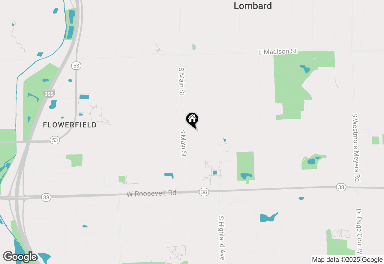 Map of 1016 S Charlotte Street, Lombard, IL 60148