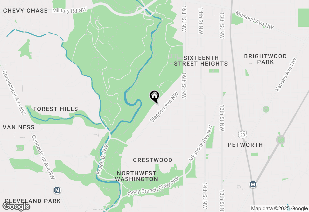 Map of 4613 Colorado Avenue Nw, Washington, DC 20011