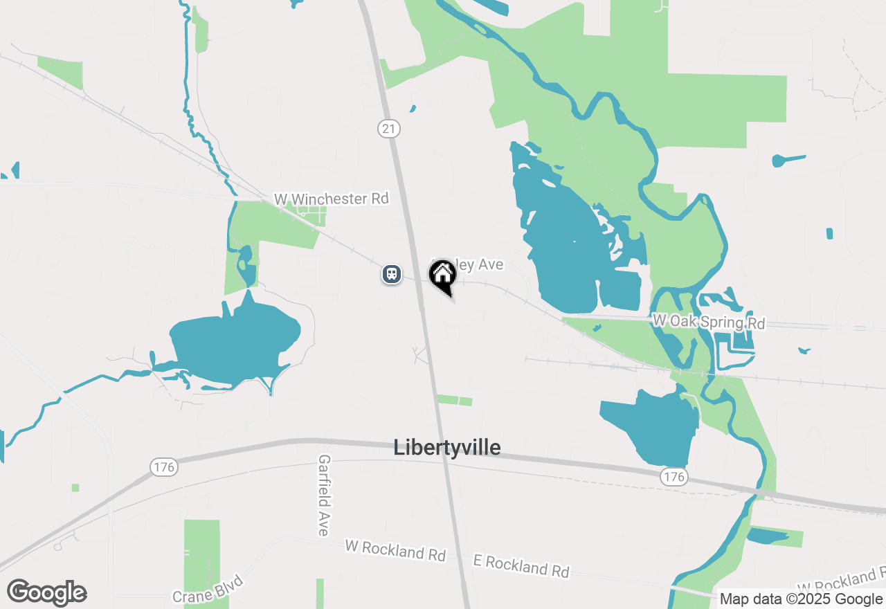 Map of 131 Newberry Avenue #1N, Libertyville, IL 60048