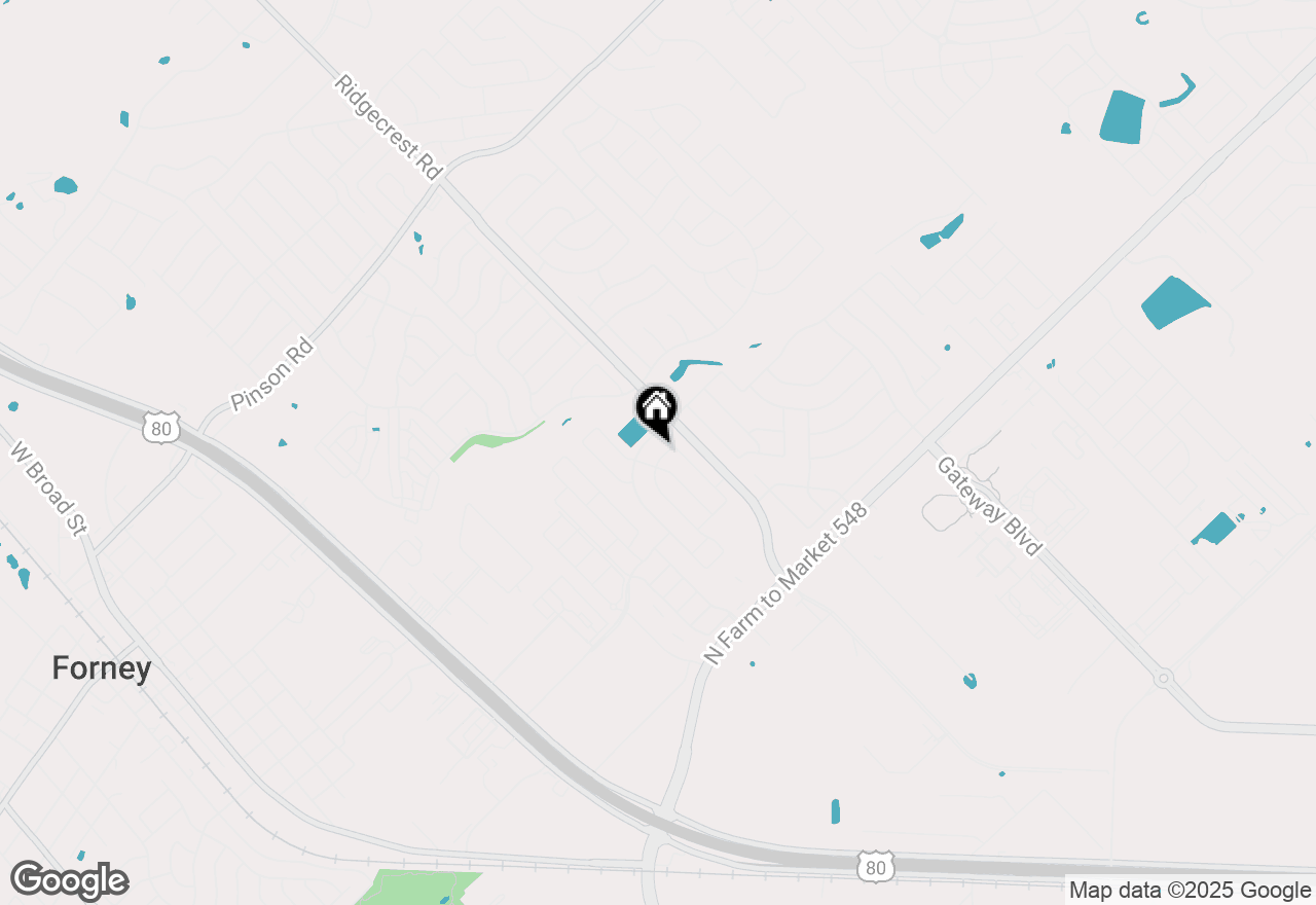 Map of 309 Arbury Drive, Forney, TX 75126