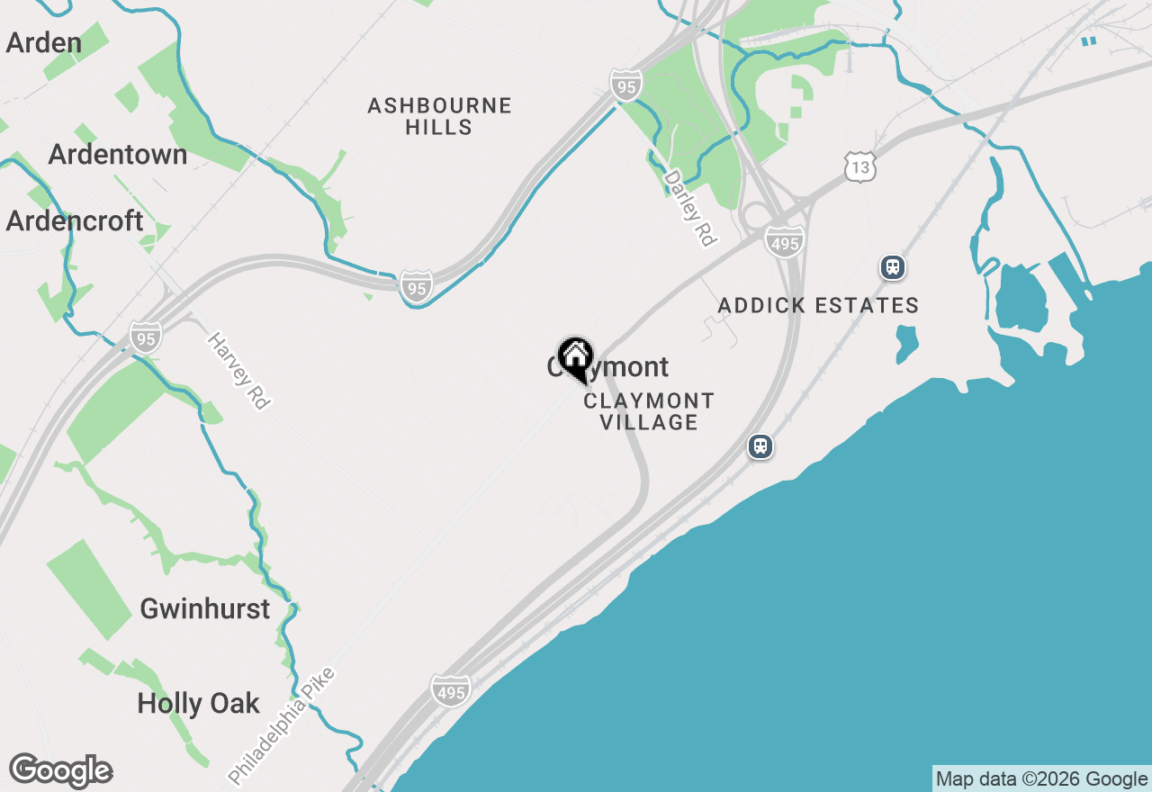 Map of 3230 Philadelphia Pike, Claymont, DE 19703