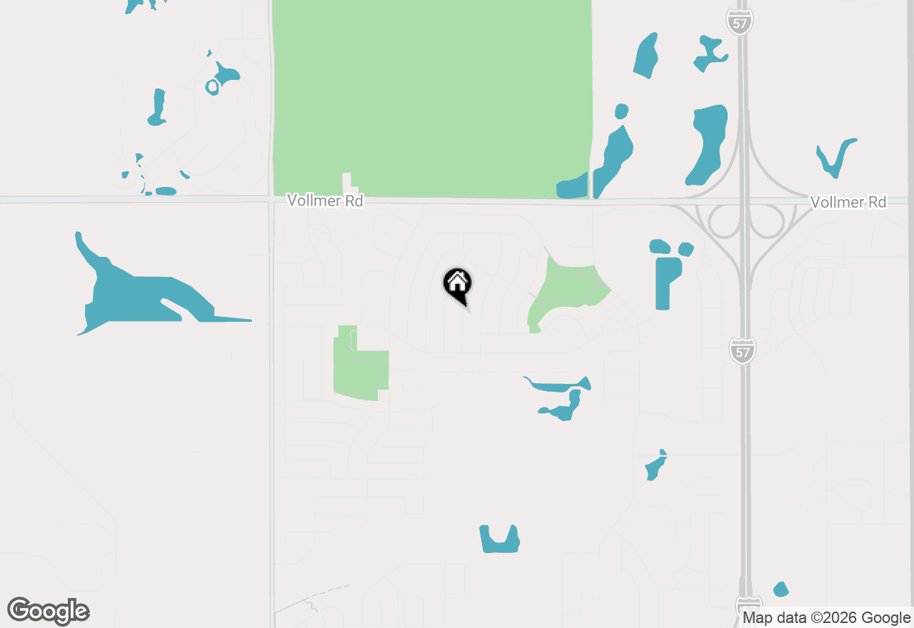 Map of 152 Oakhurst Road, Matteson, IL 60443