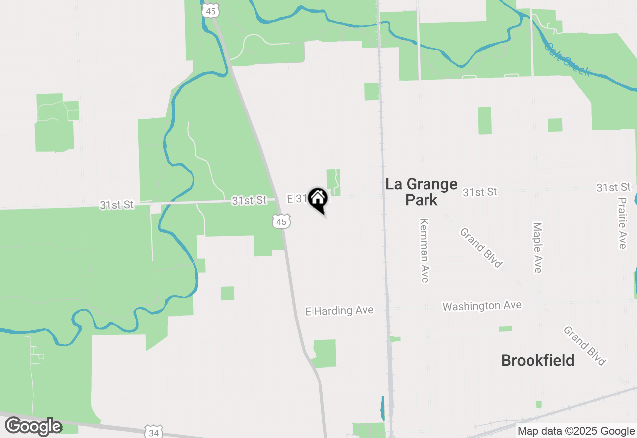 Map of 1010 Robinhood Lane, La Grange Park, IL 60526