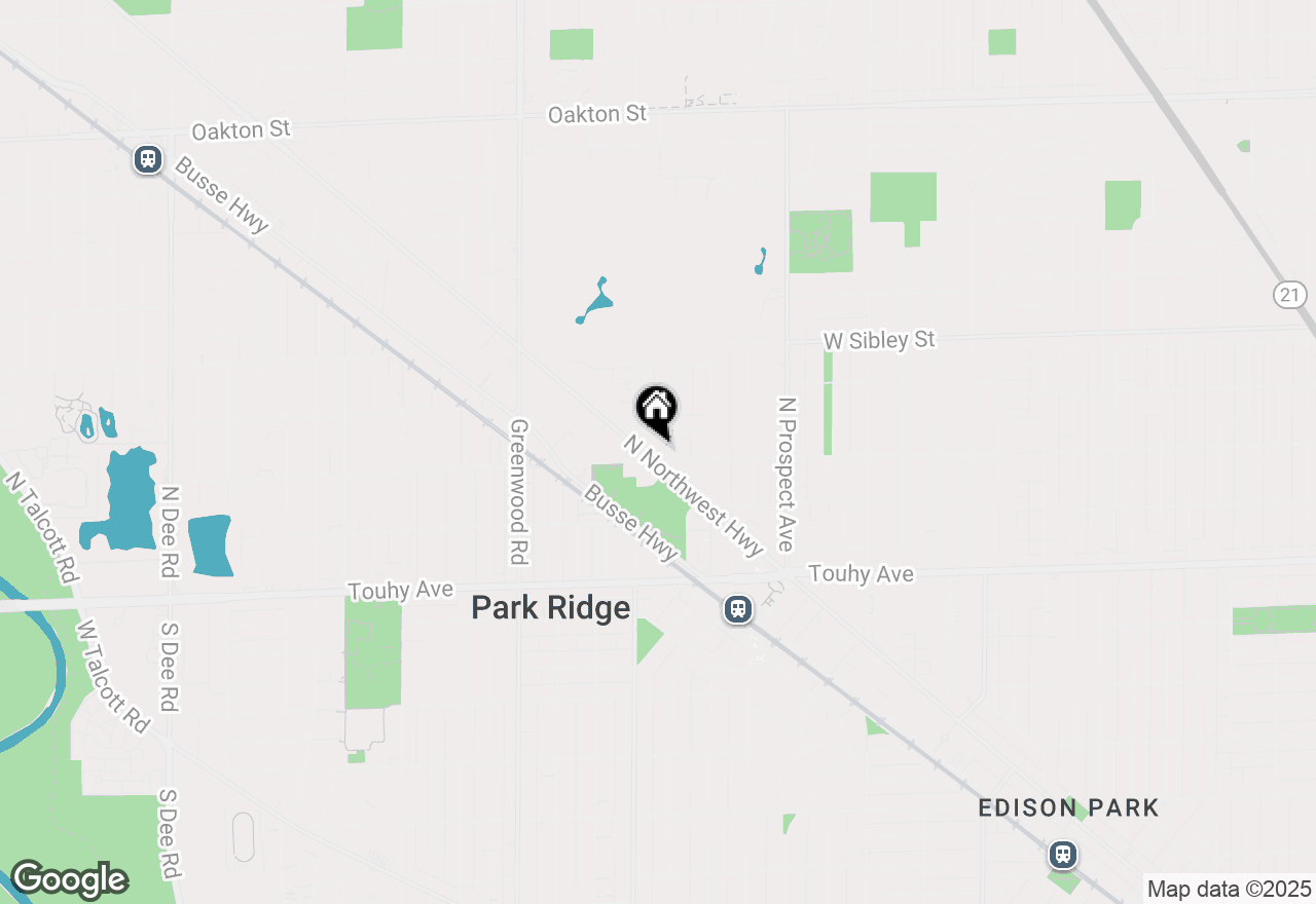 Map of 812 Elm Street, Park Ridge, IL 60068