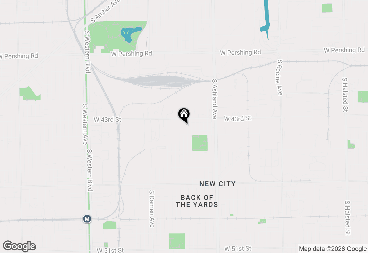 Map of 4329 S Wood Street, Chicago, IL 60609