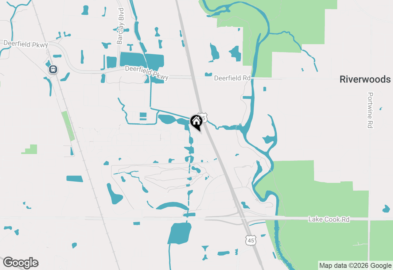 Map of 341 Redwing Drive, Deerfield, IL 60015