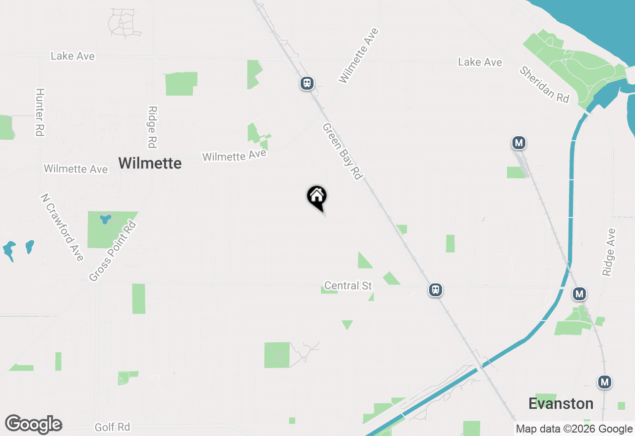 Map of 2508 Isabella Street, Evanston, IL 60201