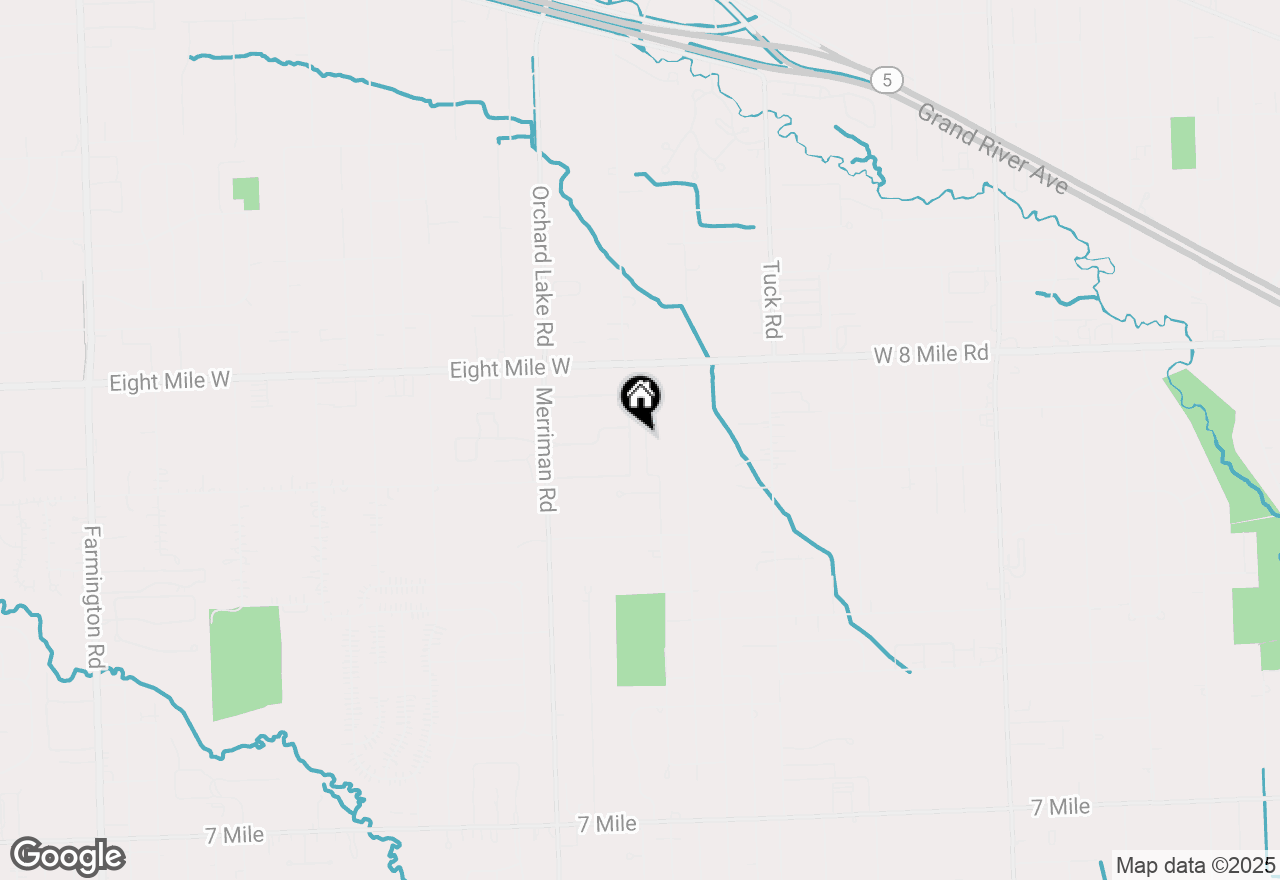 Map of 20227 Sunset Street, Livonia, MI 48152