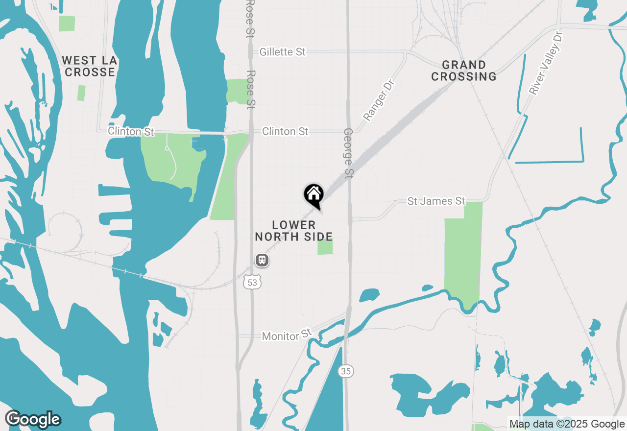 Map of 807 Charles St, La Crosse, WI 54603