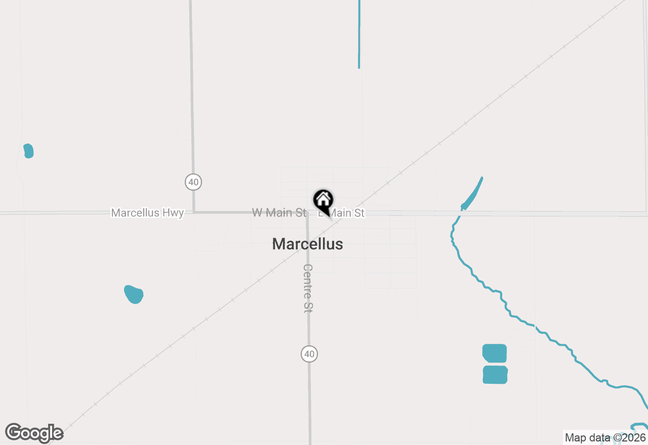 Map of 173 E Dibble Street, Marcellus, MI 49067