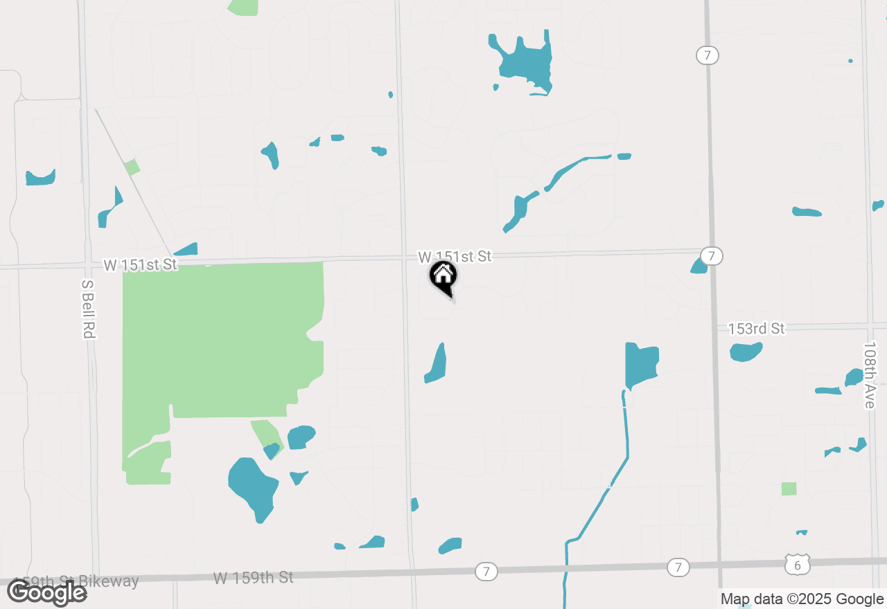 Map of 15220 Arbor Drive, Orland Park, IL 60467