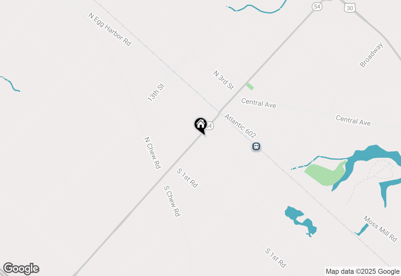 Map of 320 12th Street, Hammonton, NJ 08037