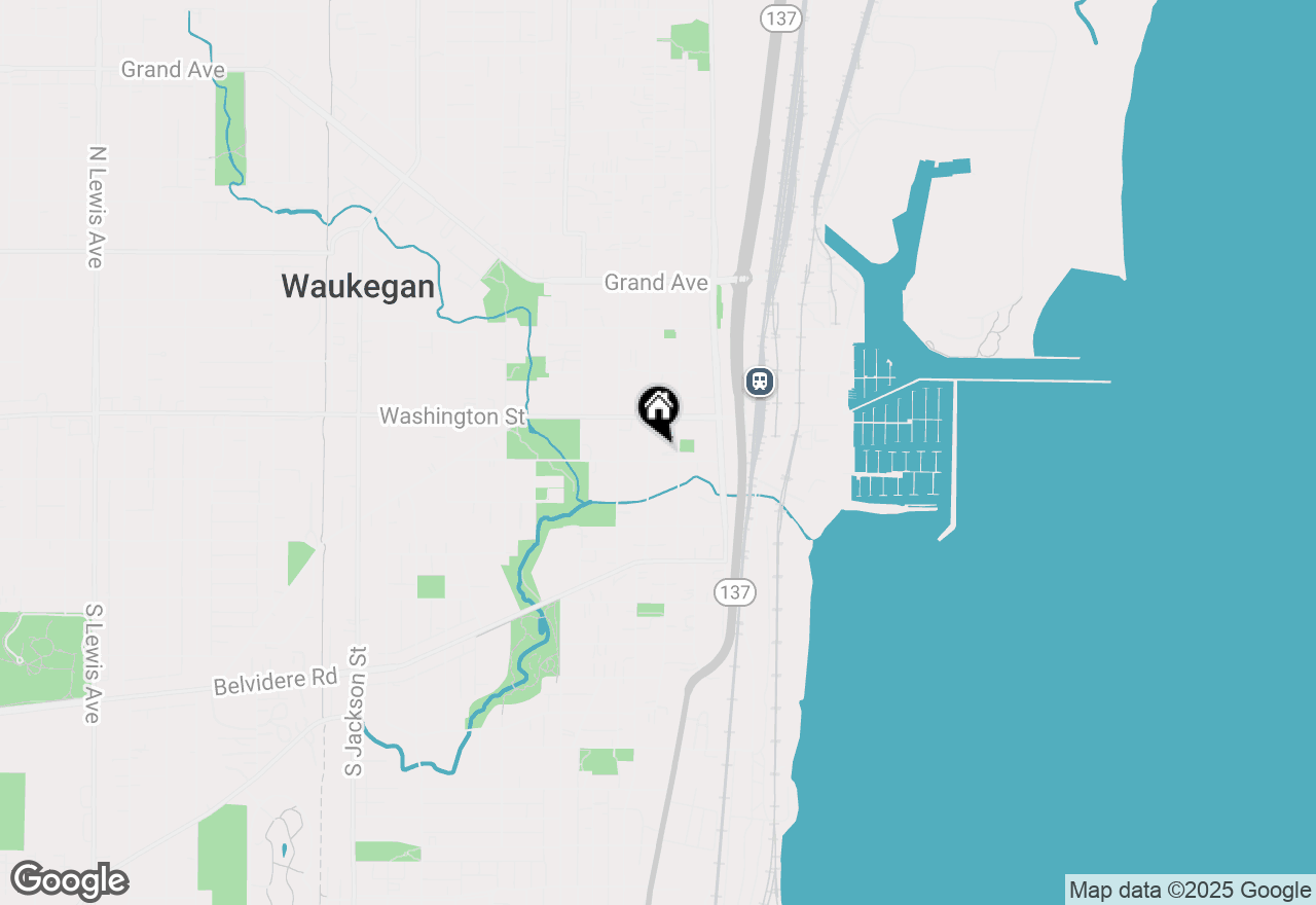 Map of 31 S County Street, Waukegan, IL 60085