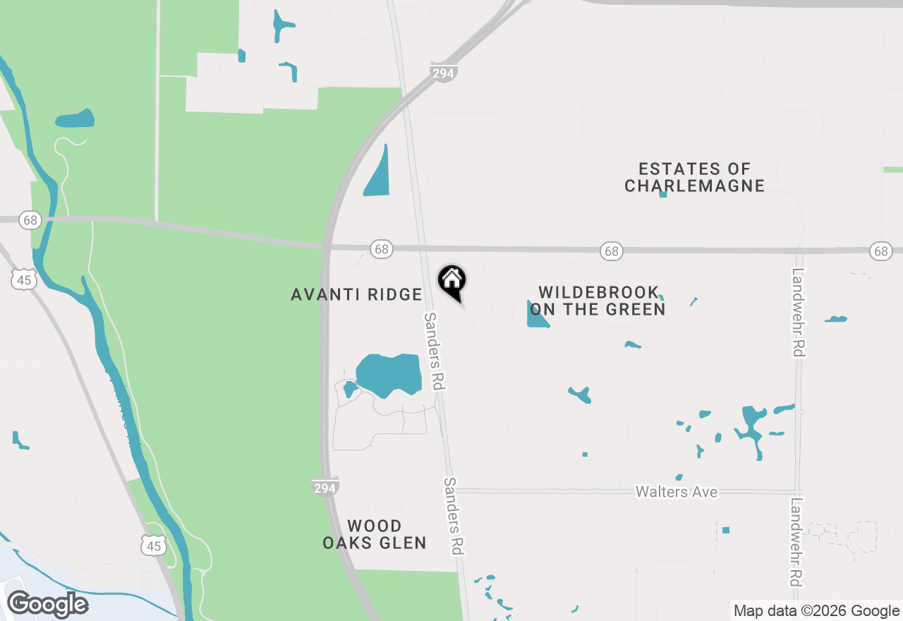 Map of 4018 Yorkshire Court, Northbrook, IL 60062