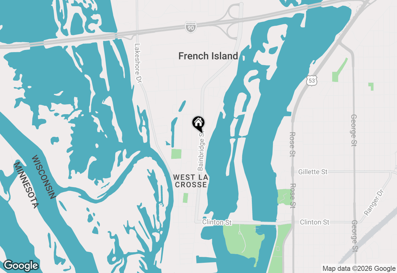 Map of 1723 Bainbridge St, La Crosse, WI 54603