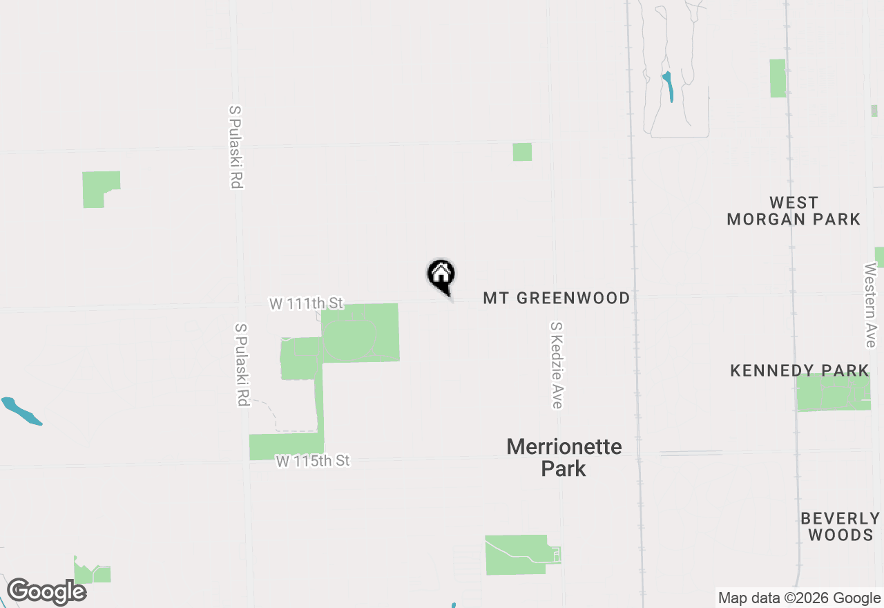 Map of 11103 S St Louis Avenue #203, Chicago, IL 60655