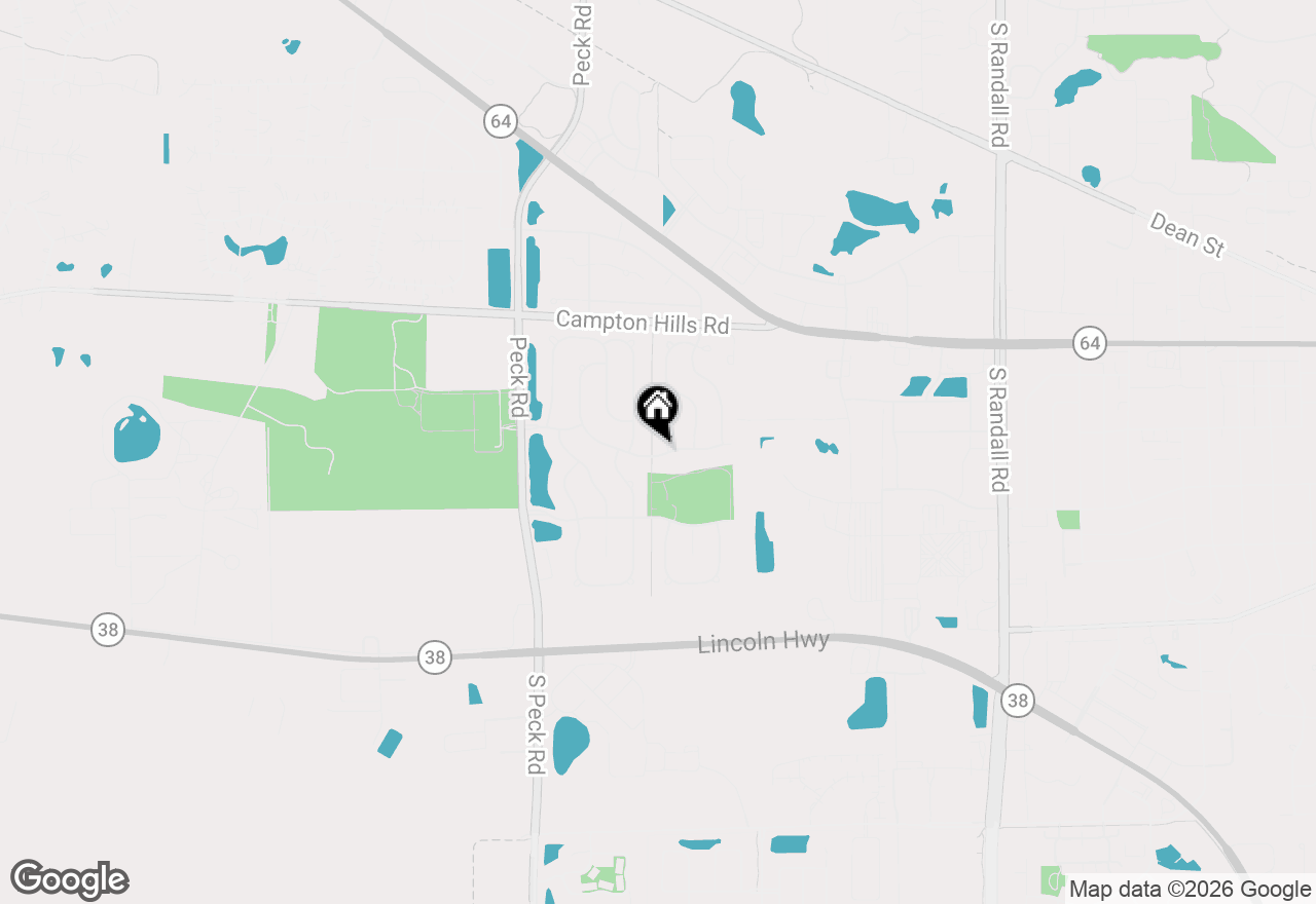 Map of 2927 Pleasant Plains Drive, St. Charles, IL 60175